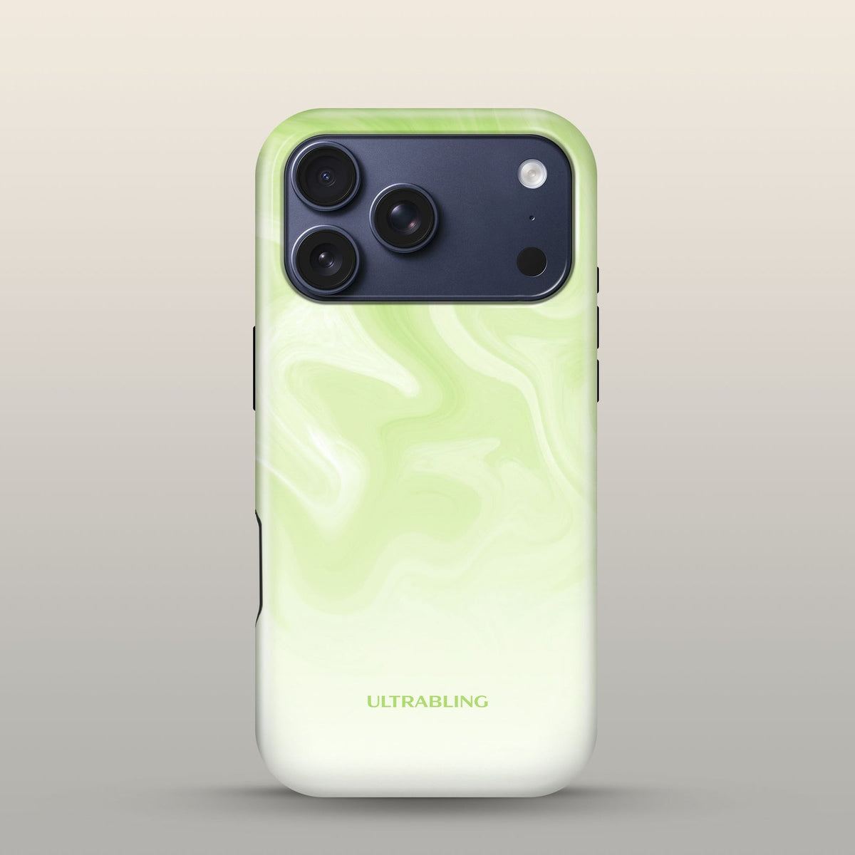 Mint Melt Eclipse Case on iPhone 17 Pro Deep Blue