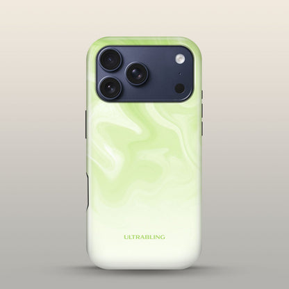Mint Melt Eclipse Case on iPhone 17 Pro Deep Blue