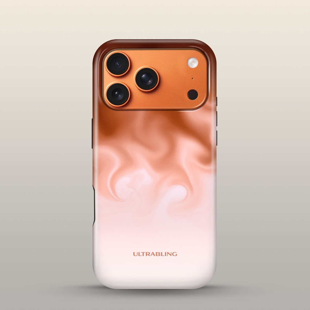 Molten Eclipse Case on iPhone 17 Pro Cosmic Orange