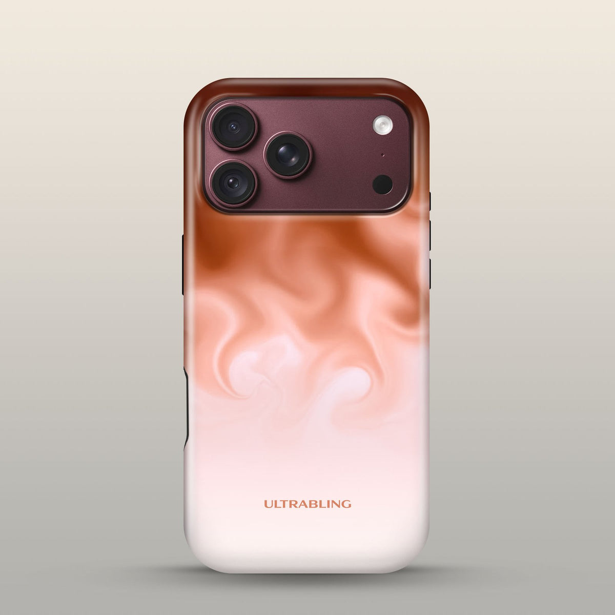 Molten Eclipse Case on iPhone 18 Pro Burgundy