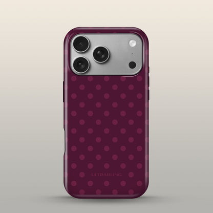 Mulberry Eclipse Case on iPhone 17 Pro Silver