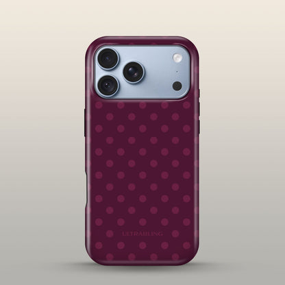 Mulberry Eclipse Case on iPhone 18 Pro Glacier