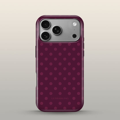 Mulberry Eclipse Case on iPhone 18 Pro Silver