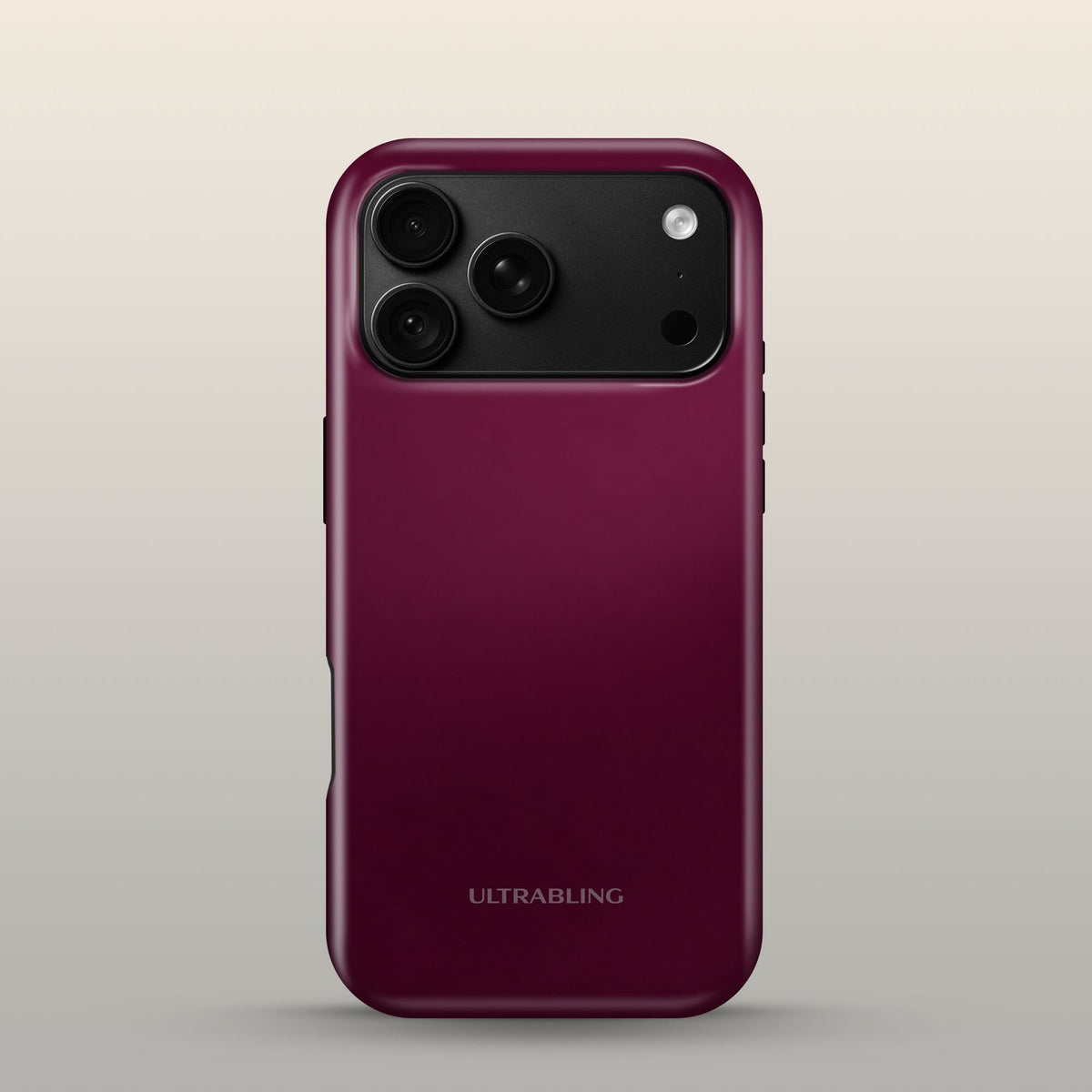 Oxblood Eclipse Case on iPhone 18 Pro Black
