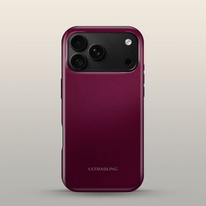 Oxblood Eclipse Case on iPhone 18 Pro Black