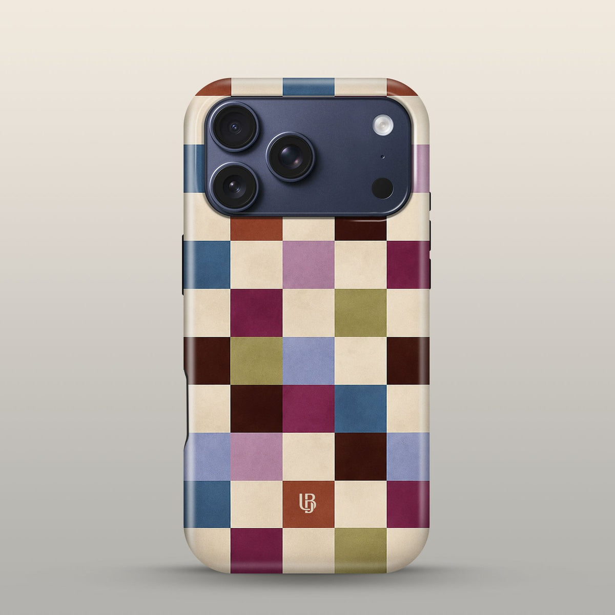 Patchwork Eclipse Case on iPhone 17 Pro Deep Blue