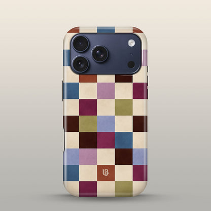 Patchwork Eclipse Case on iPhone 17 Pro Deep Blue