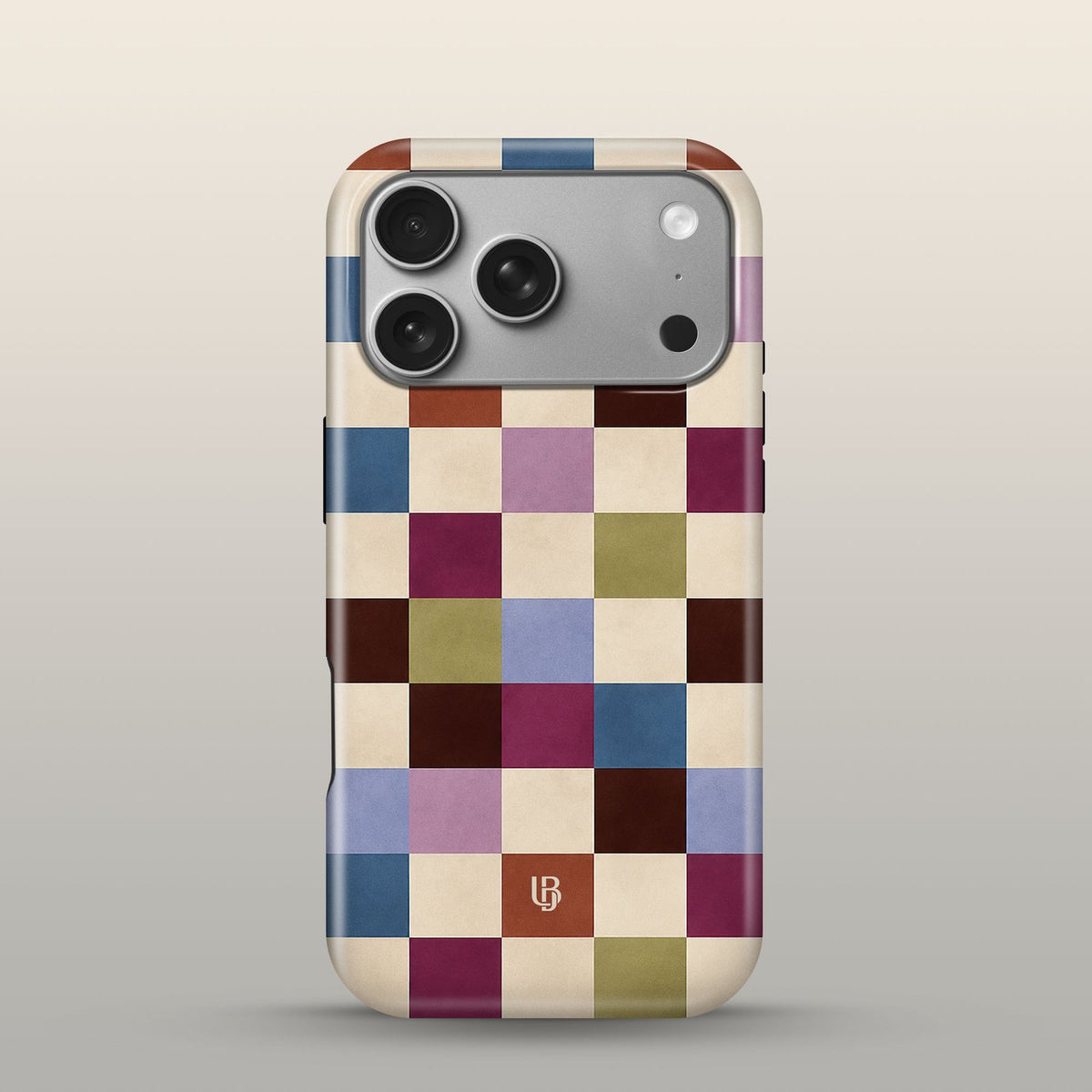 Patchwork Eclipse Case on iPhone 17 Pro Silver