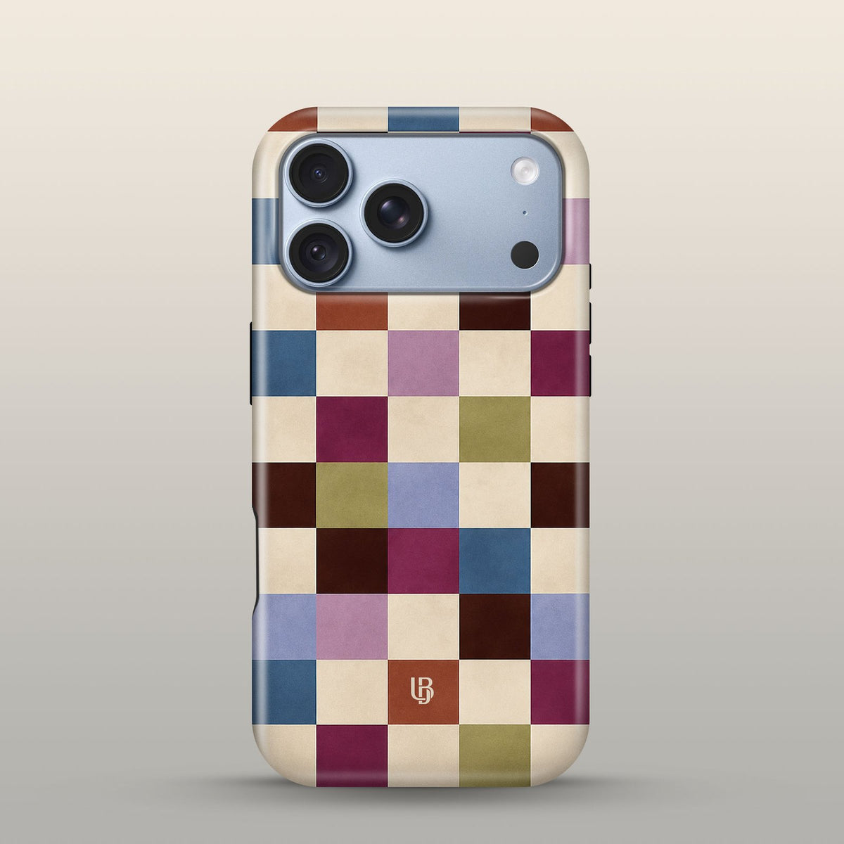 Patchwork Eclipse Case on iPhone 18 Pro Glacier