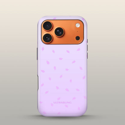 Petal Snow Eclipse Case on iPhone 17 Pro Cosmic Orange