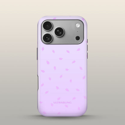 Petal Snow Eclipse Case on iPhone 17 Pro Silver
