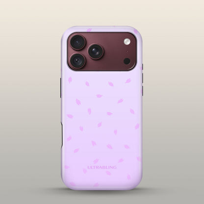 Petal Snow Eclipse Case on iPhone 18 Pro Burgundy