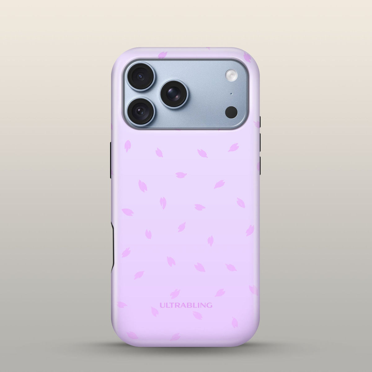 Petal Snow Eclipse Case on iPhone 18 Pro Glacier