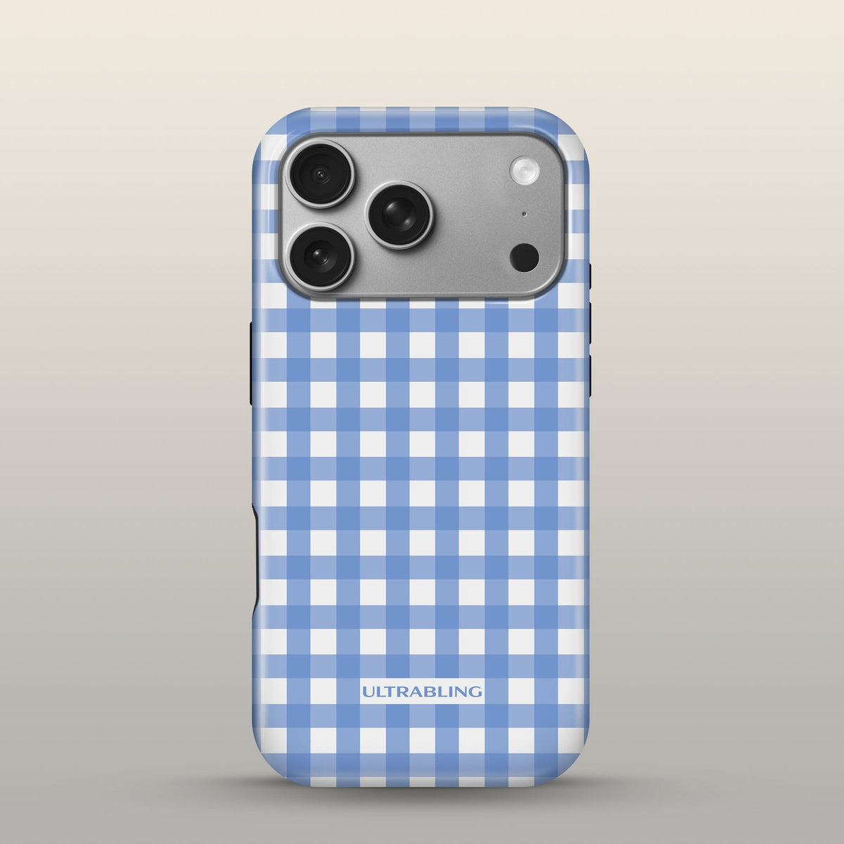 Picnic Blue Eclipse Case on iPhone 17 Pro Silver