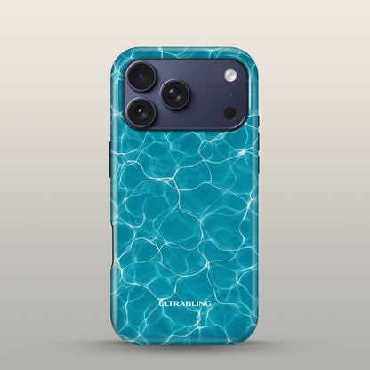 Pool Day Eclipse Case on iPhone 17 Pro Deep Blue