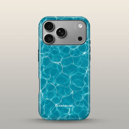 Pool Day Eclipse Case on iPhone 18 Pro Silver