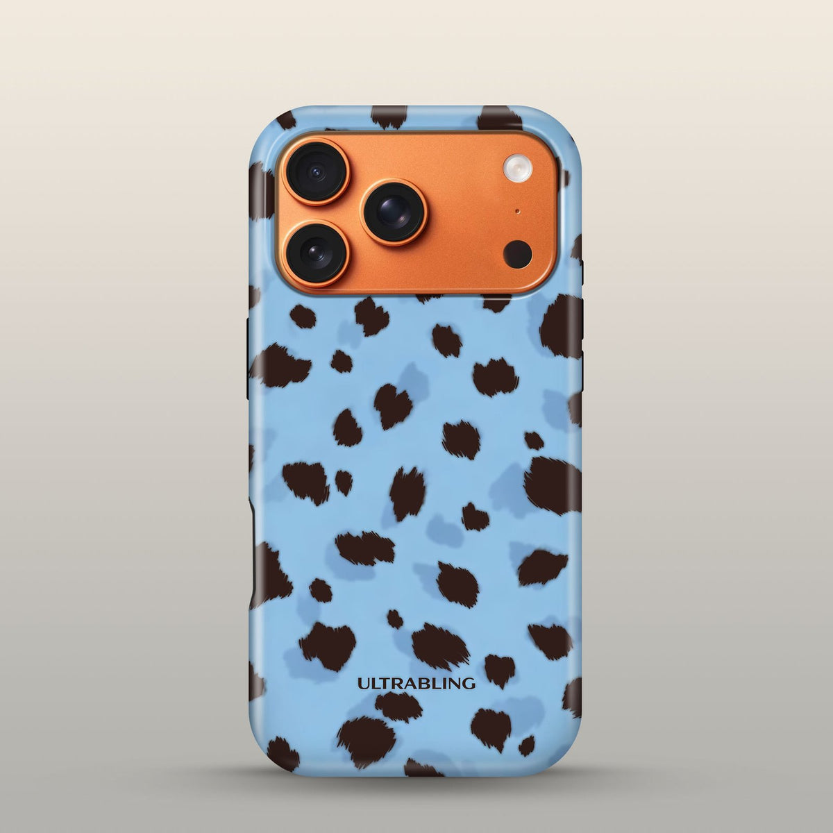 Sky Spot Eclipse Case on iPhone 17 Pro Cosmic Orange