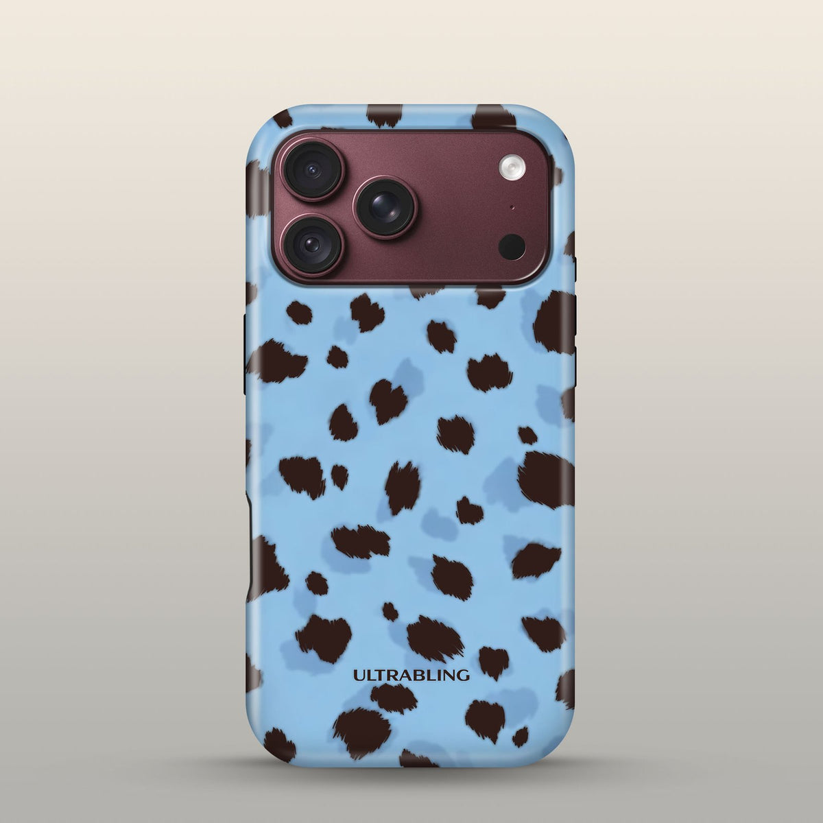 Sky Spot Eclipse Case on iPhone 18 Pro Burgundy