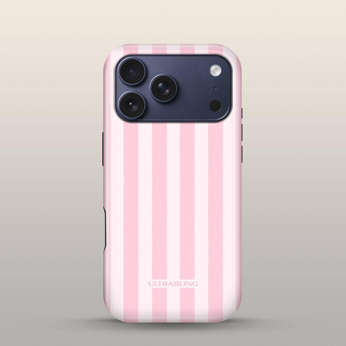 Sugar Stripe Eclipse Case on iPhone 17 Pro Deep Blue