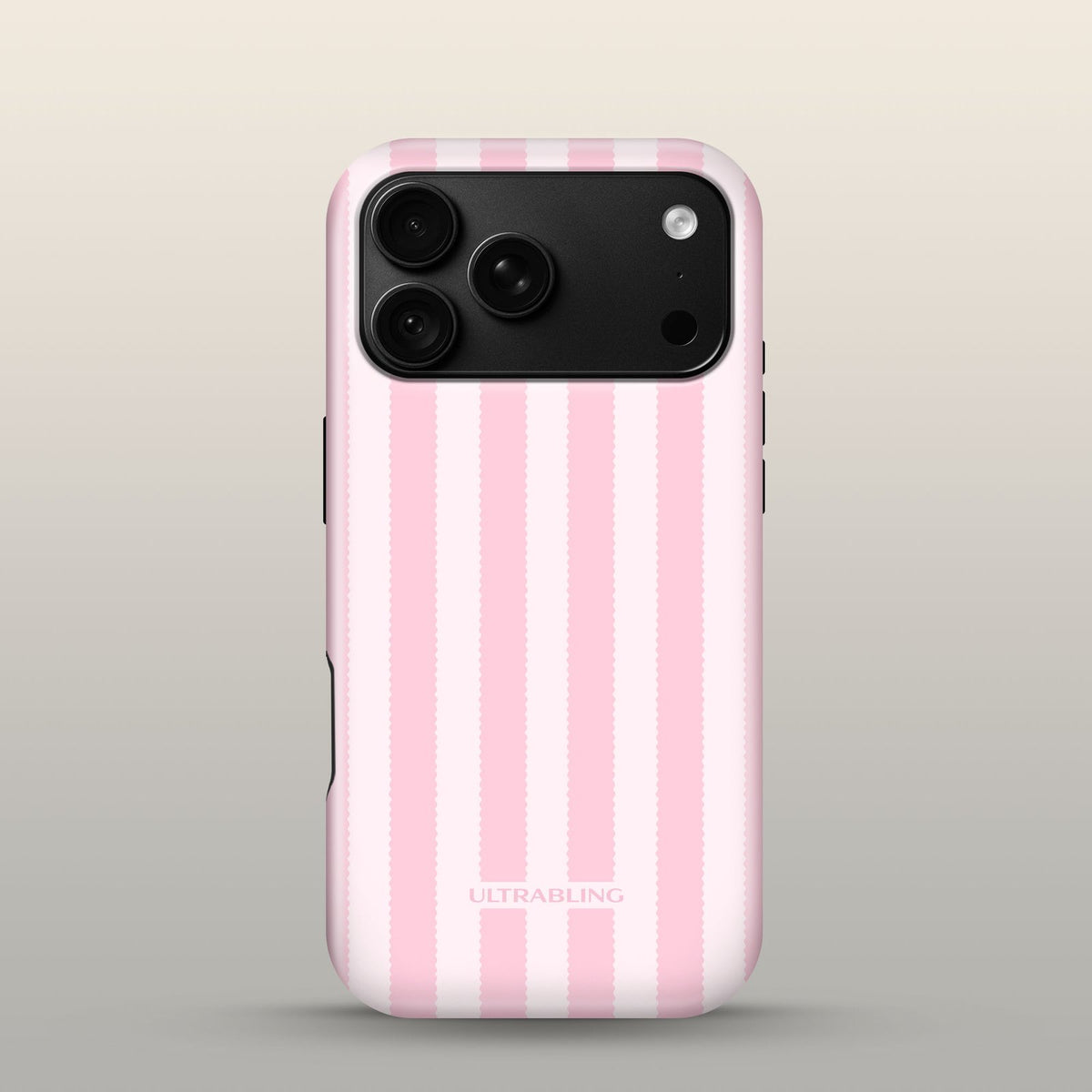 Sugar Stripe Eclipse Case on iPhone 18 Pro Black