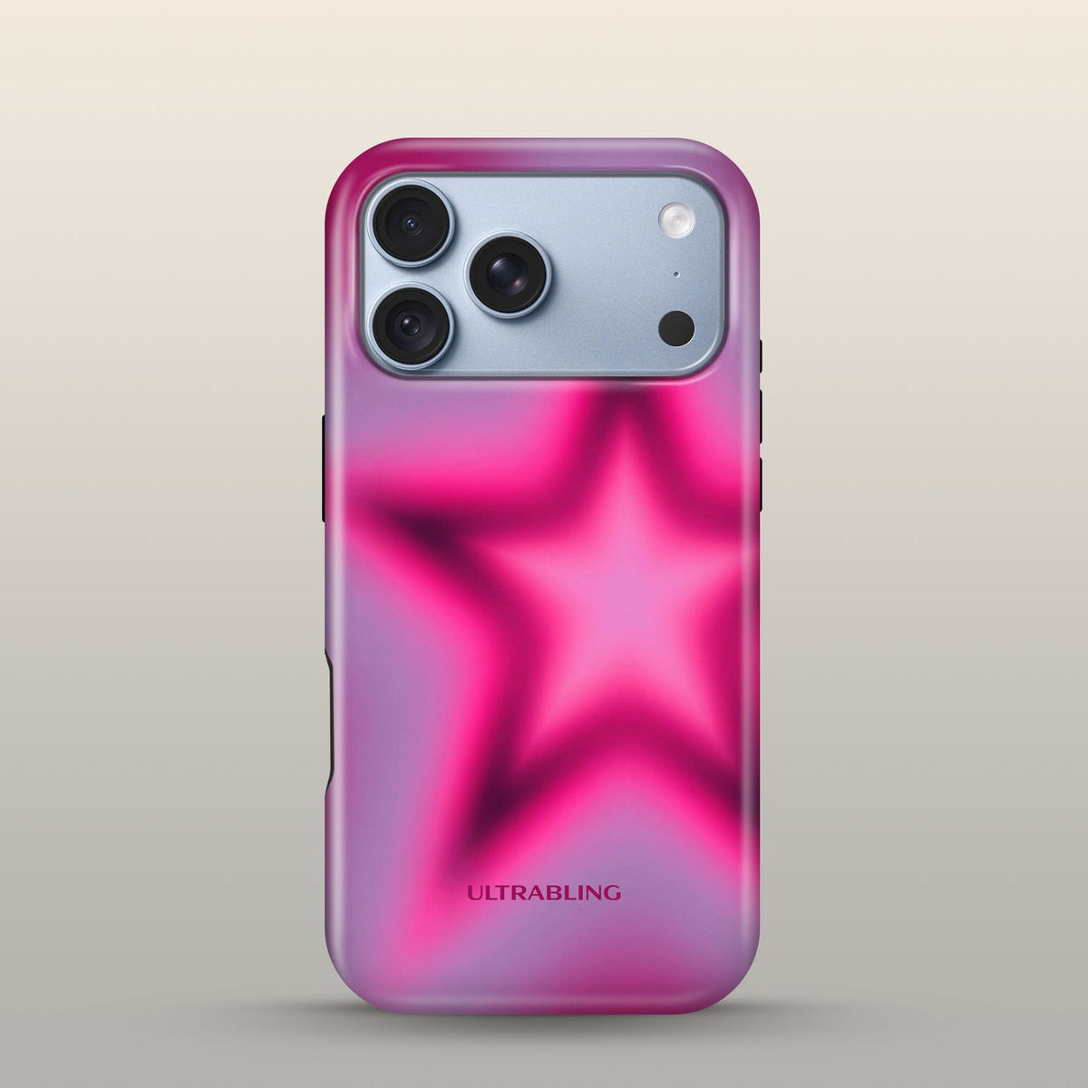 Supernova Eclipse Case on iPhone 18 Pro Glacier