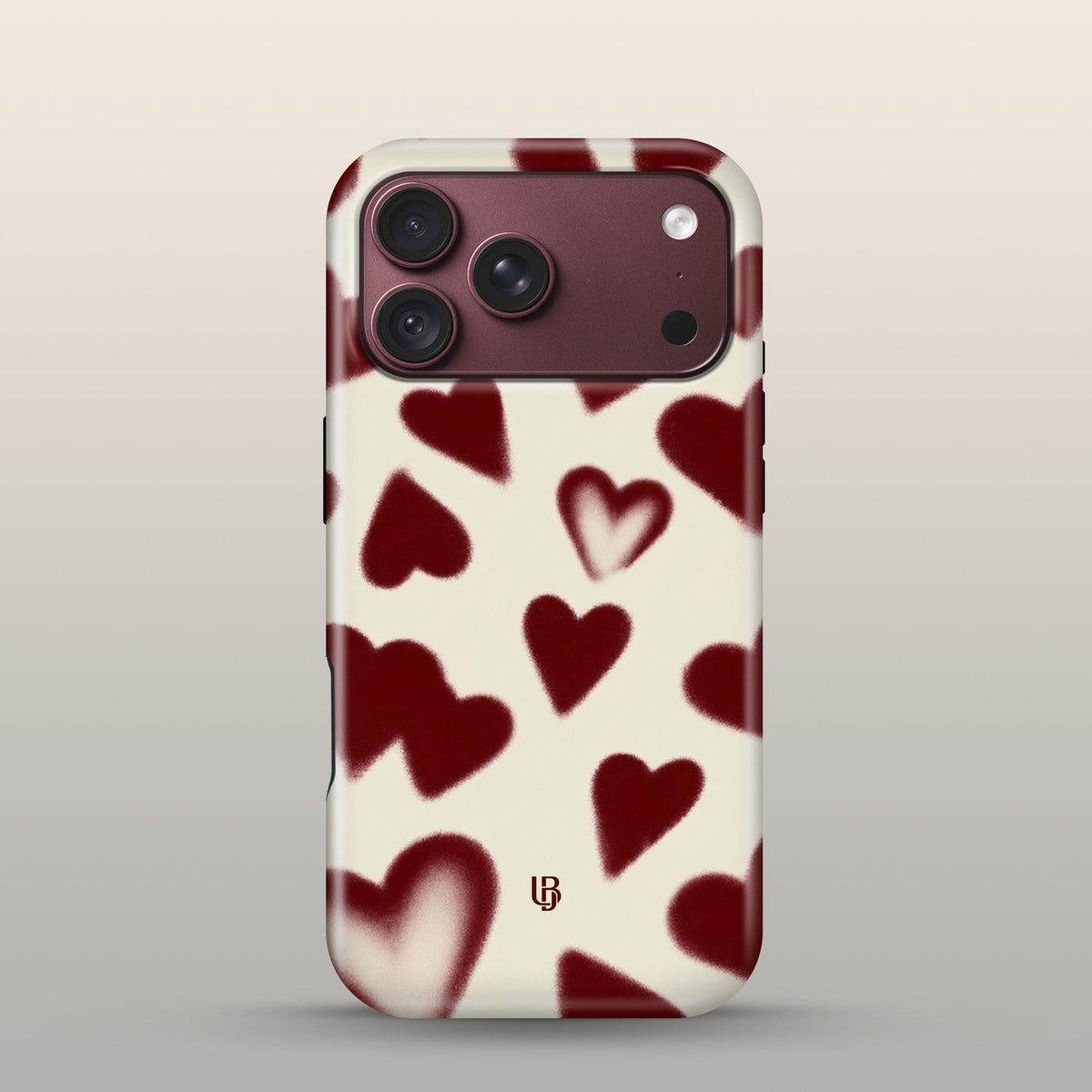 Sweetheart Eclipse Case on iPhone 18 Pro Burgundy
