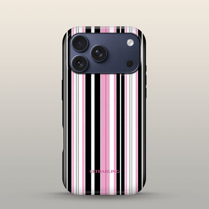 Taffy Stripe Eclipse Case on iPhone 17 Pro Deep Blue