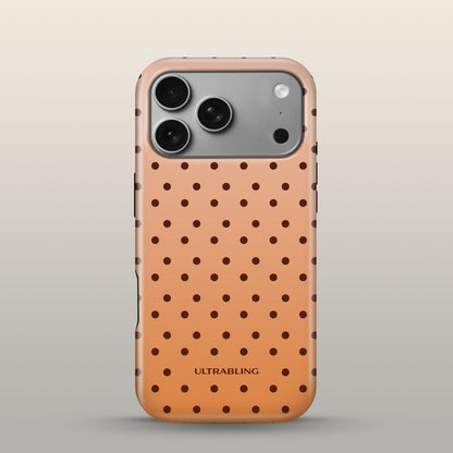 Toffee Dot Eclipse Case on iPhone 18 Pro Silver