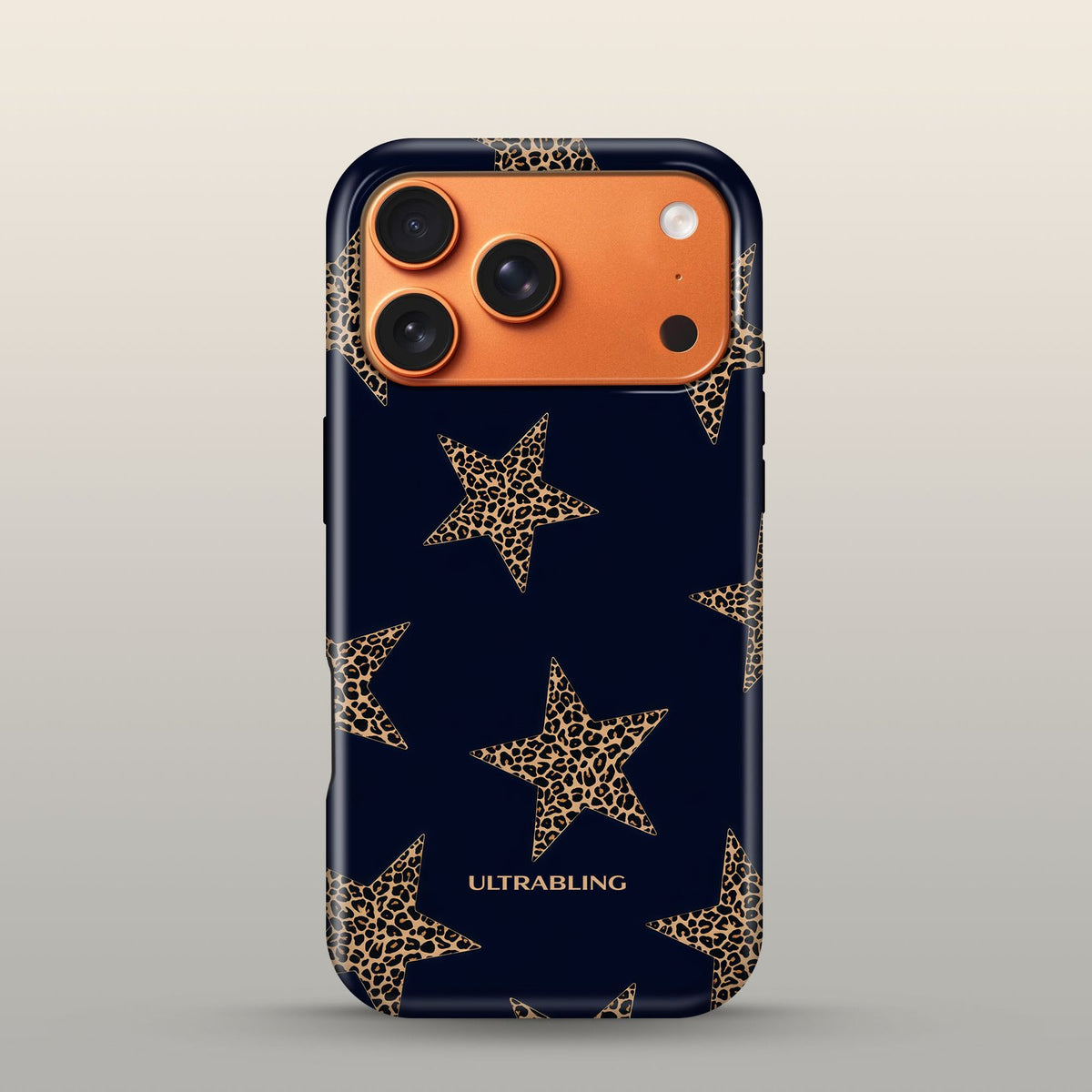 Wild Stars Eclipse Case on iPhone 17 Pro Cosmic Orange